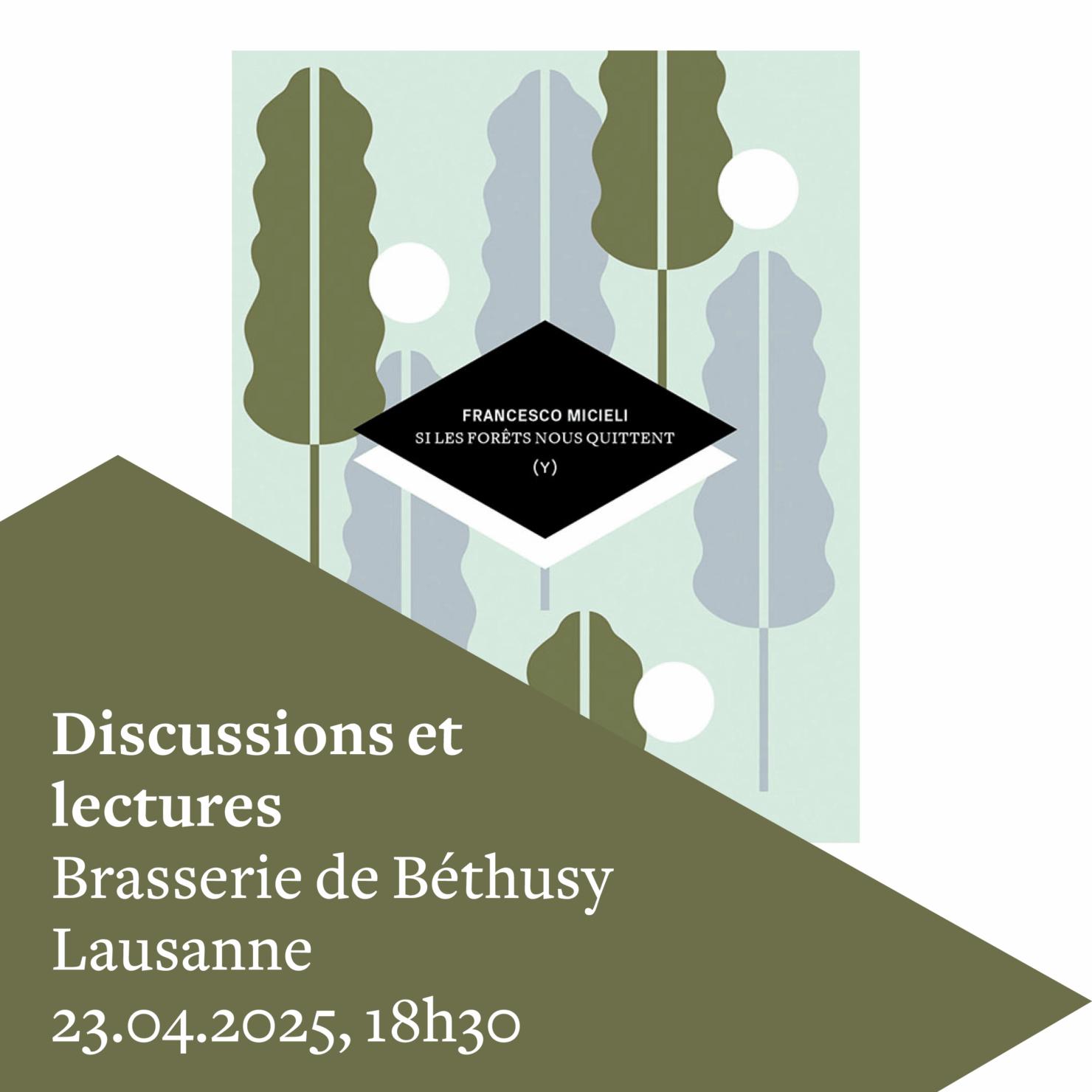 Discussions & lectures Si les forêts nous quittent