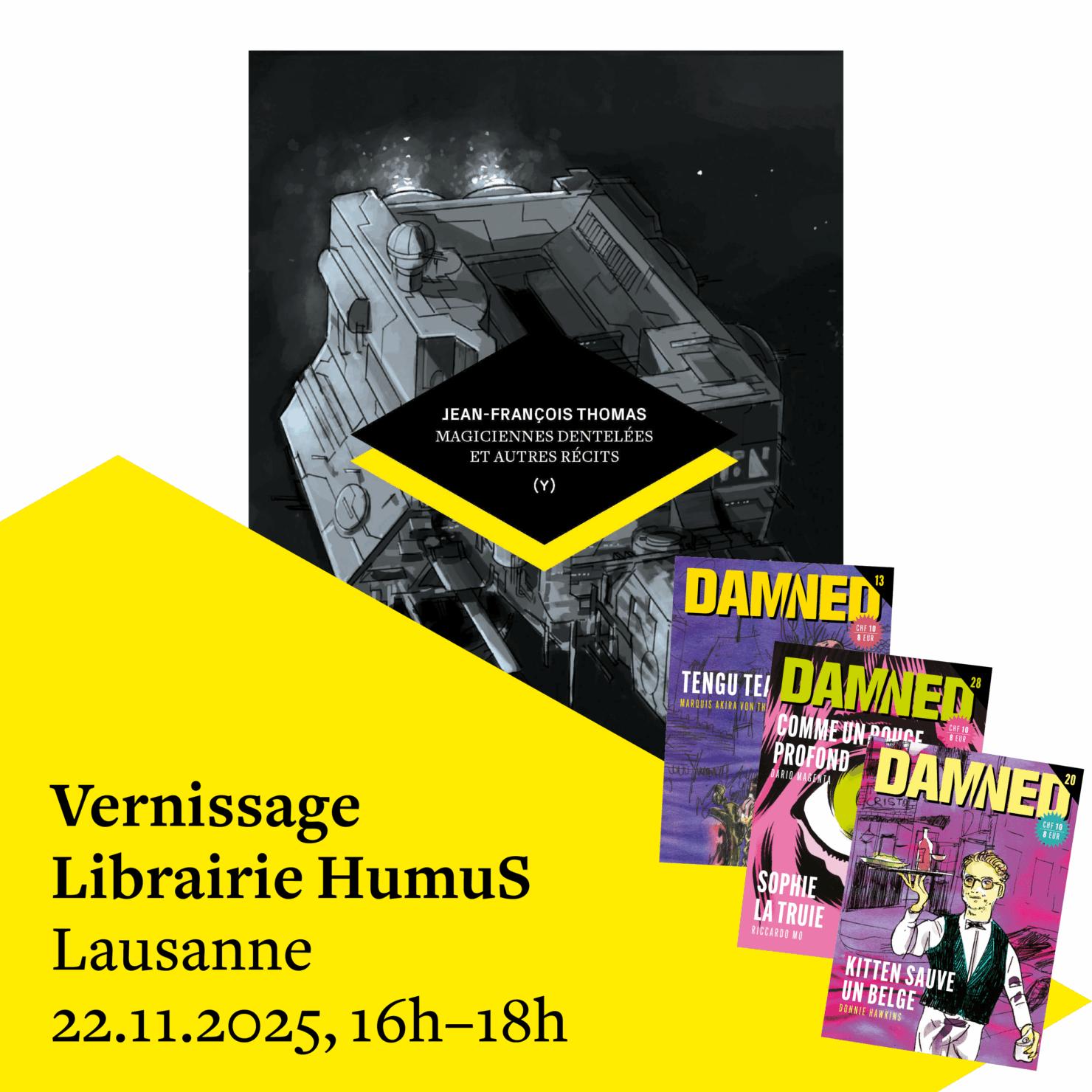 Vernissage 22 novembre 2025 librairie Humus